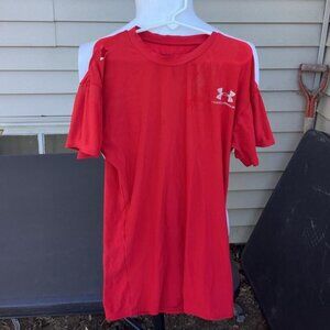Under Armour v neck shirt. Kids small